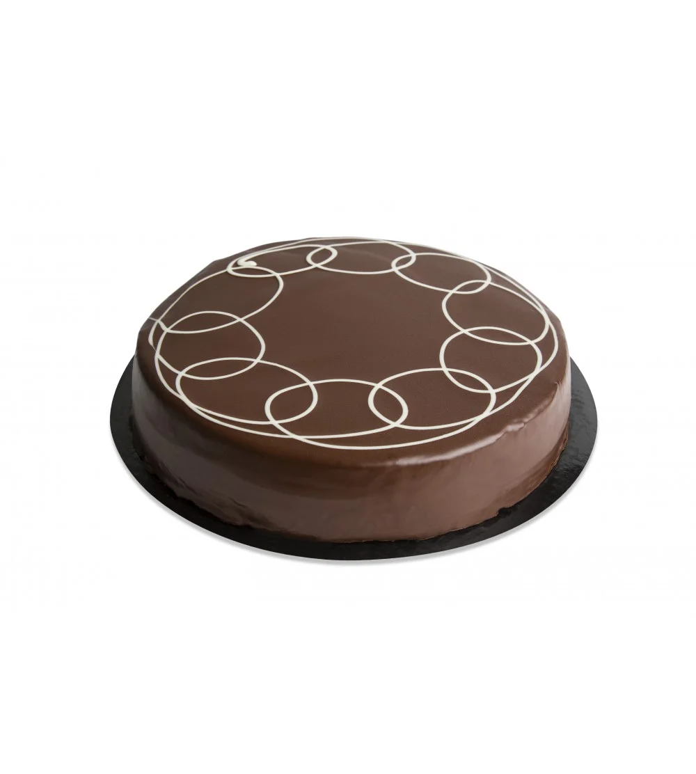 Tarta de dulce de leche y chocolate (16 raciones)